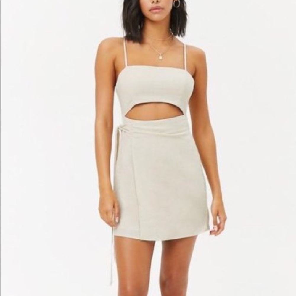 Forever 21 Tan Wrap Sundress